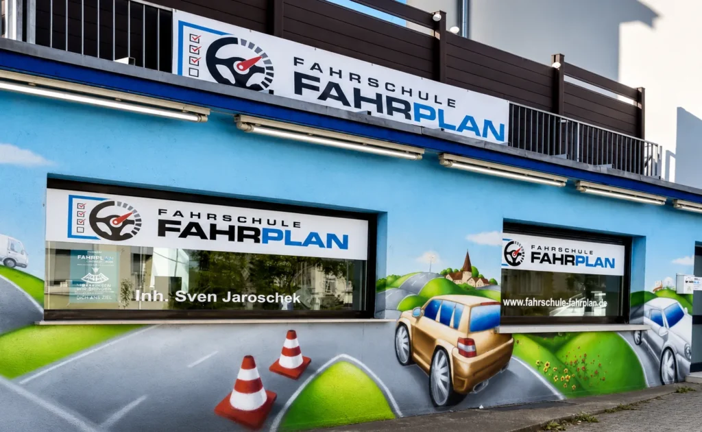 Filiale der Fahrschule FAHRPLAN in der Dillenburger Straße 37 in Frankfurt-Heddernheim